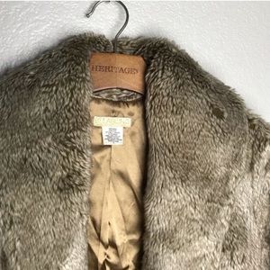 Billabong Faux Fur Jones 3/4 Sleeve Jacket Coat